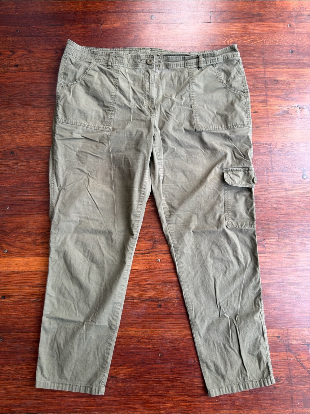 Men's Olive Cargo Utility Pants